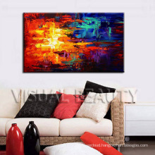 Modern Decoration Abstract Knife Painting on Canvas